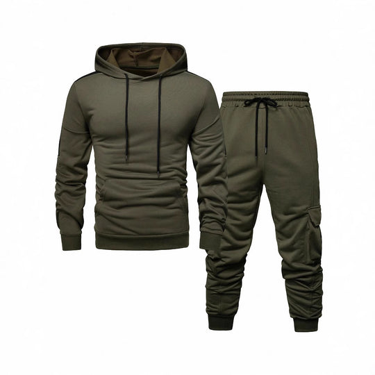 Herren Komfortables Hoodie- und Jogginghosen-Set mit praktischen Taschen Heidi-Mode