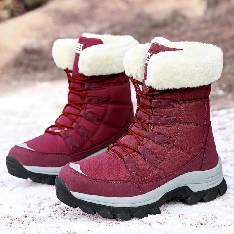 Herren Isolierte Wasserdichte Schnee Wanderstiefel Heidi-Mode