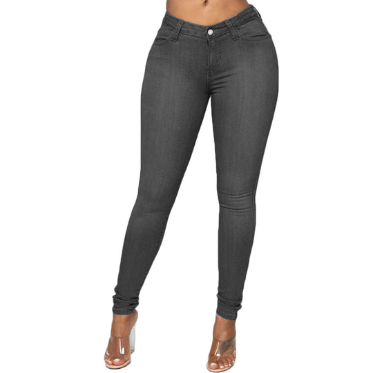 Damen High-Waist Skinny Jeans mit perfektem Sitz Heidi-Mode