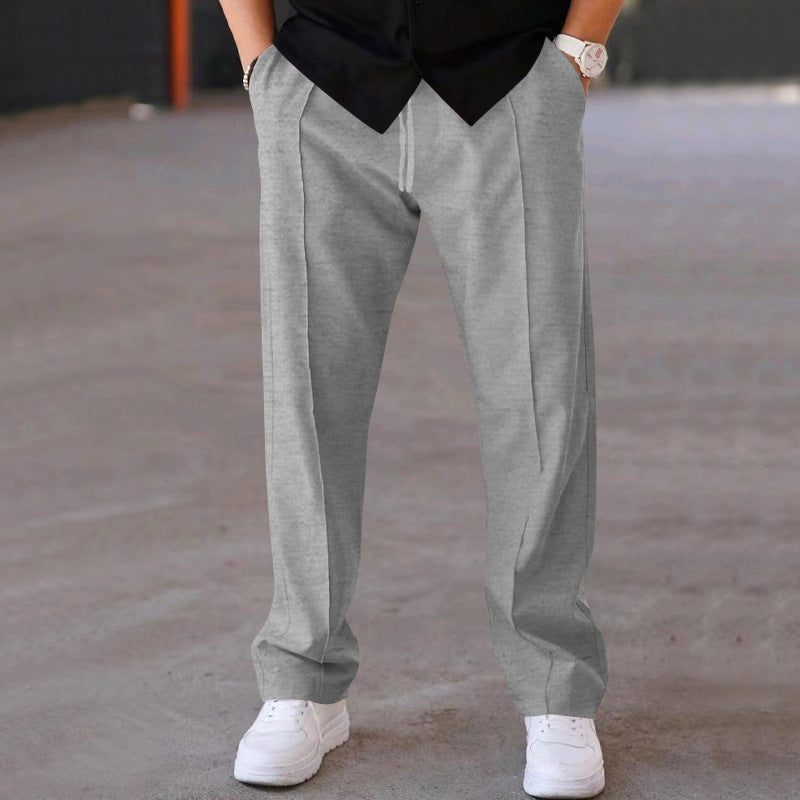 Herren Bequeme Sweatpants mit eleganter Optik und seitlichen Eingrifftaschen Heidi-Mode