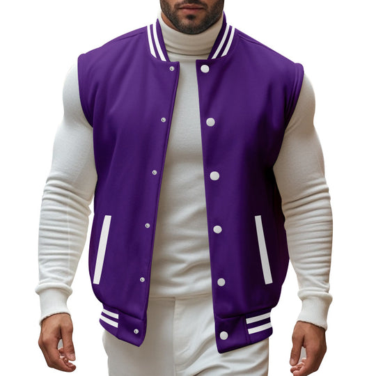 Herren trendige Collegejacke mit sportlichem Schnitt Heidi-Mode