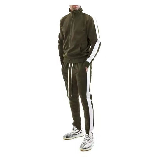 Heidi-Mode | Eleganter gestreifter Trainingsanzug