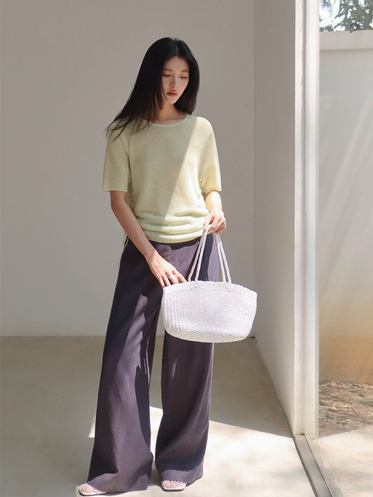 Damen weite Dress Pants im eleganten Stil Heidi-Mode