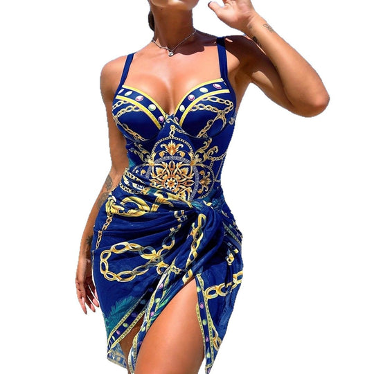 Damen Sommerkleid mit verzierten Details Heidi-Mode