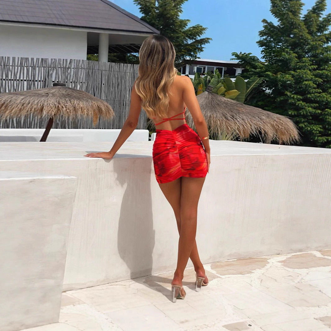 Damen Figurschmeichelndes Strandkleid Heidi-Mode