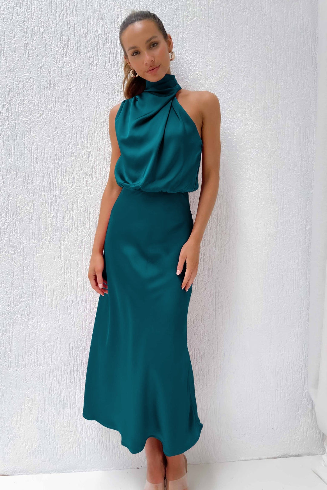 Kleid | Satin-Damenkleid