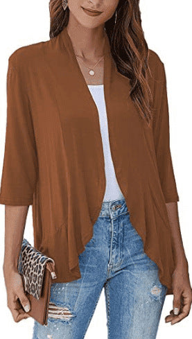 Heidi Mode | Neues meistverkauftes einfarbiges Strickjacken-Top