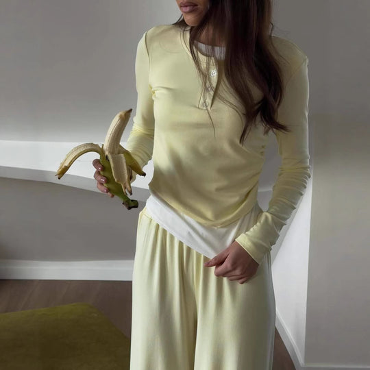Damen Loungewear-Set mit elegantem Schnitt und bequemer Passform Heidi-Mode