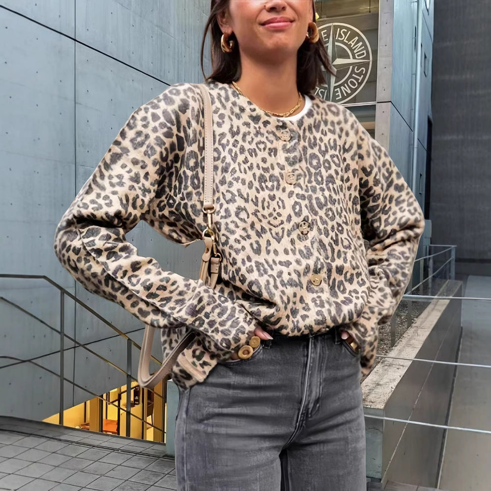 Damen Gemusterter Pullover Heidi-Mode