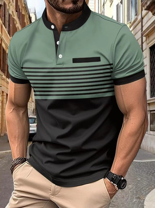Heidi Mode | Gestreiftes Golf Henley Hemd