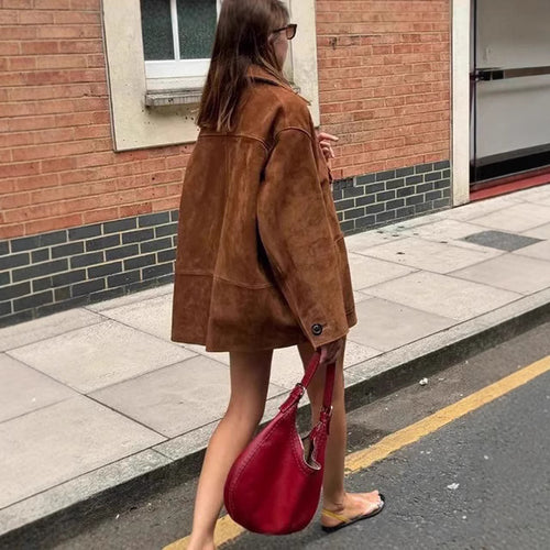 Damen Herrenmode Wildlederjacke Heidi-Mode