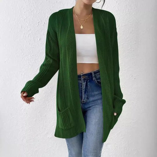 Damen Strickjacke mit Taschen Heidi-Mode