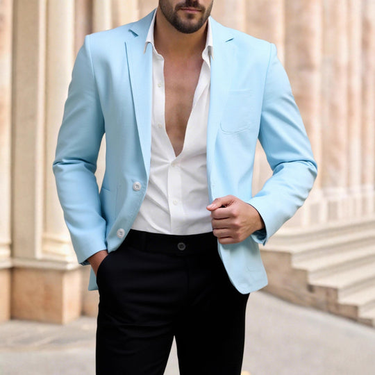 Herren eleganter Blazer mit modernem Schnitt Heidi-Mode