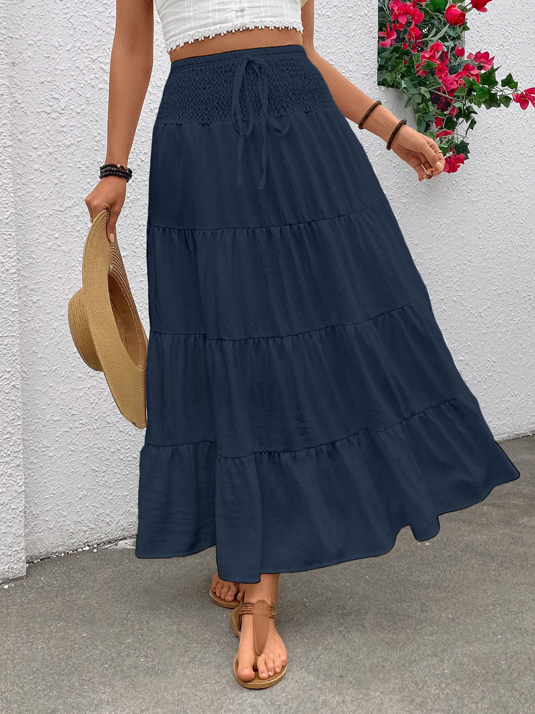Damen Maxi Rock Heidi-Mode