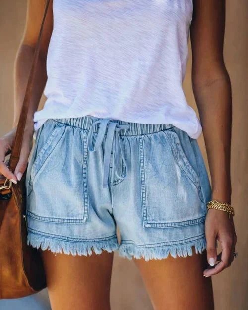 Heidi - Denim Shorts-hose