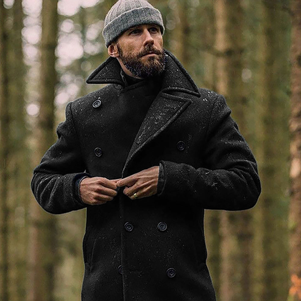 Herren elegante Wintermantel Heidi-Mode