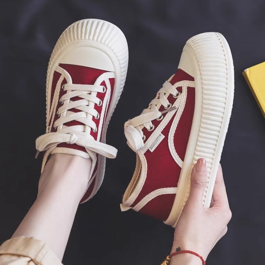 Damen Sneakers im lässigen Design mit elevated Plattform Heidi-Mode