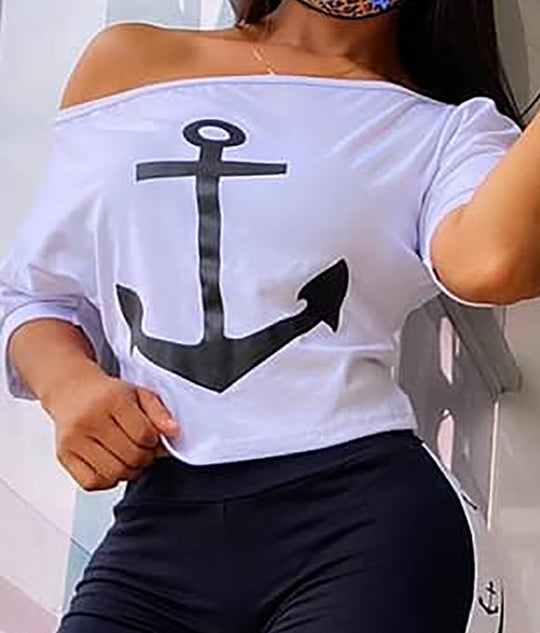 Damen Leggings und lässiges Oberteil Set Heidi-Mode