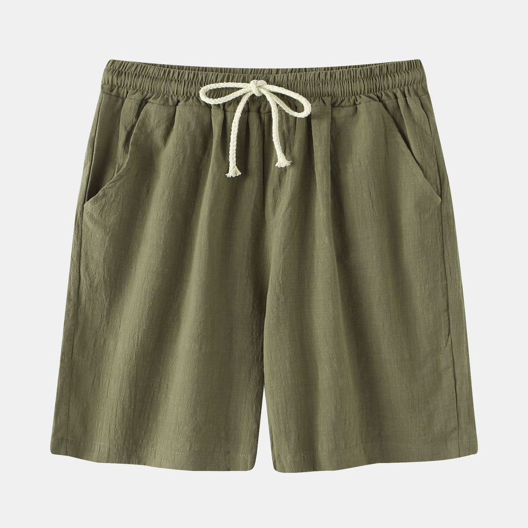 Herren Bermuda-Shorts mit elastischem Bund und seitlichen Taschen Heidi-Mode