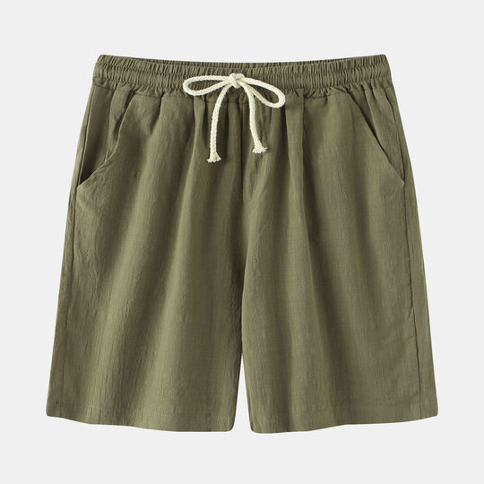 Herren Bermuda-Shorts mit elastischem Bund und seitlichen Taschen Heidi-Mode