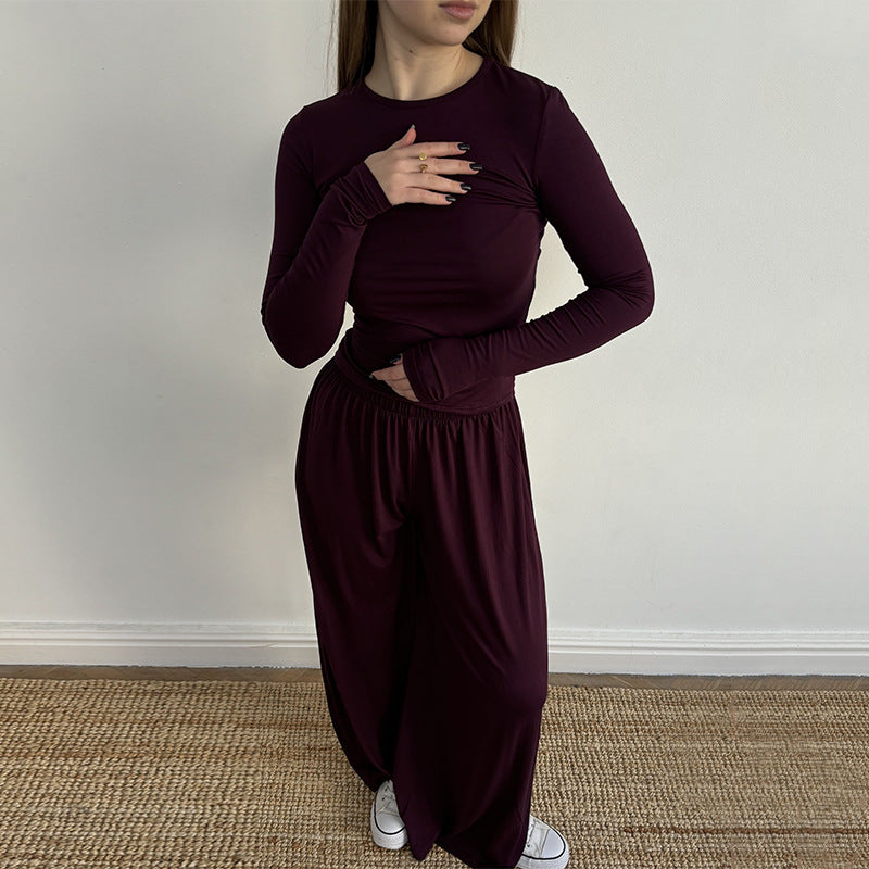 Damen Lässiges Sportoutfit mit weitem Schnitt Heidi-Mode