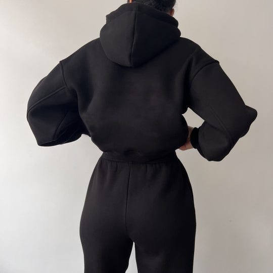 Damen modisches und lässiges Hoodie-Set mit weitem Schnitt Heidi-Mode