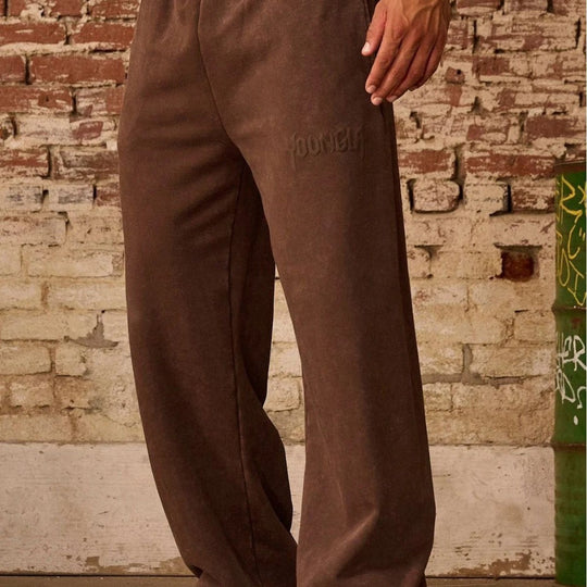 Herren bequeme Freizeithose mit seitlichen Eingrifftaschen und elastischem Bund Heidi-Mode