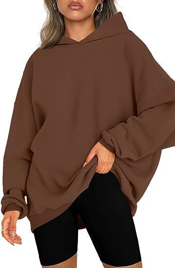 Damen Oversized Hoodie mit lässigem Schnitt und Kapuze Heidi-Mode