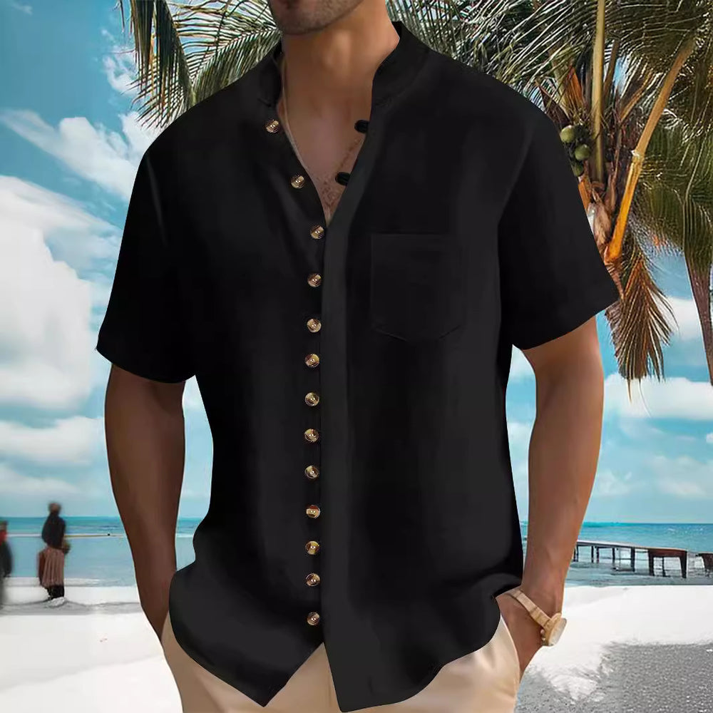Herren Leichte Kurzarmhemd Heidi-Mode