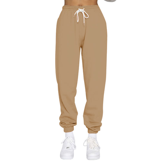 Damen Komfortable Jogginghose mit verstellbarem Bund und elastischen Bündchen Heidi-Mode