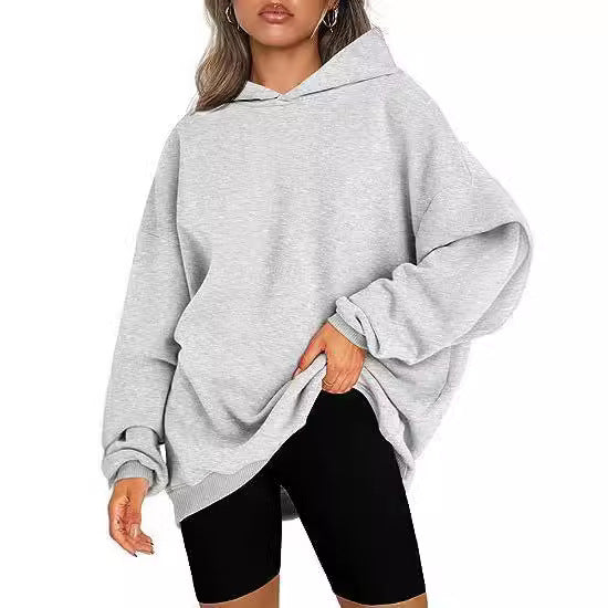 Damen Oversized Hoodie mit lässigem Schnitt und Kapuze Heidi-Mode