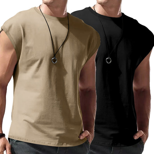 Herren ärmelloses T-Shirt Set Heidi-Mode