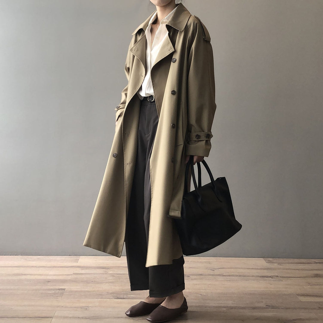 Heidi-Mode | Doppelreihiger Trenchcoat für Damen Juna