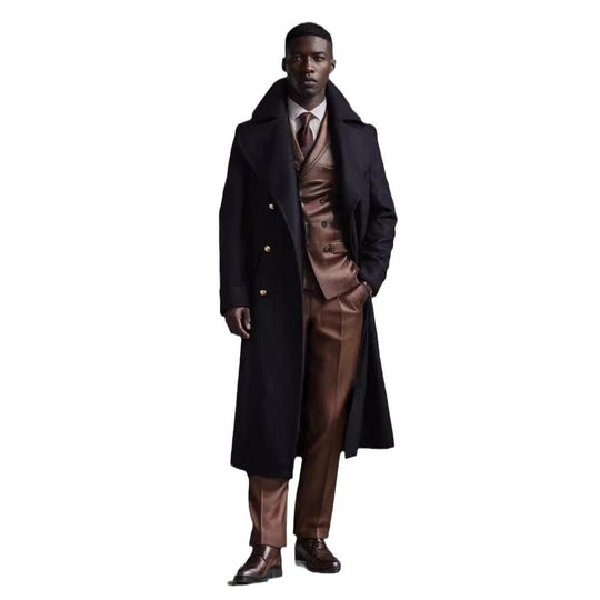 Herren eleganter und stilvoller Dufflecoat mit modernen Akzenten Heidi-Mode