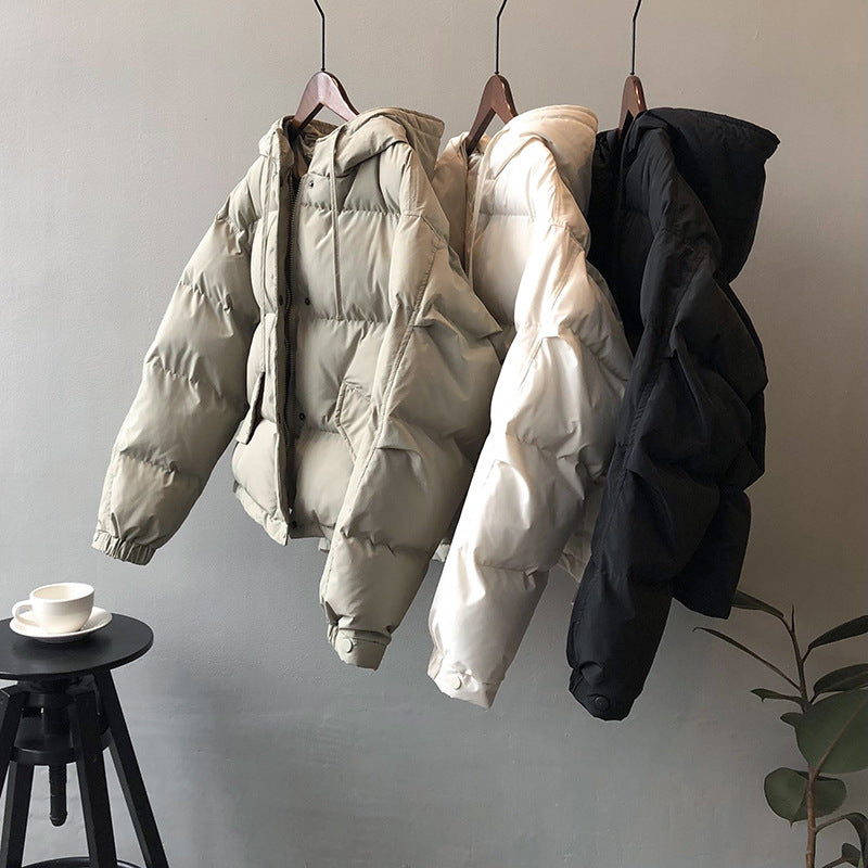 Damen Steppjacke mit Kapuze und praktischen Taschen Heidi-Mode