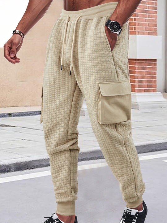 Herren Cargo-Jogginghose mit atmungsaktivem Material und praktischen Seitentaschen Heidi-Mode