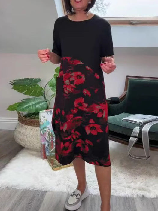 Damen Kleid mit floralem Design Heidi-Mode