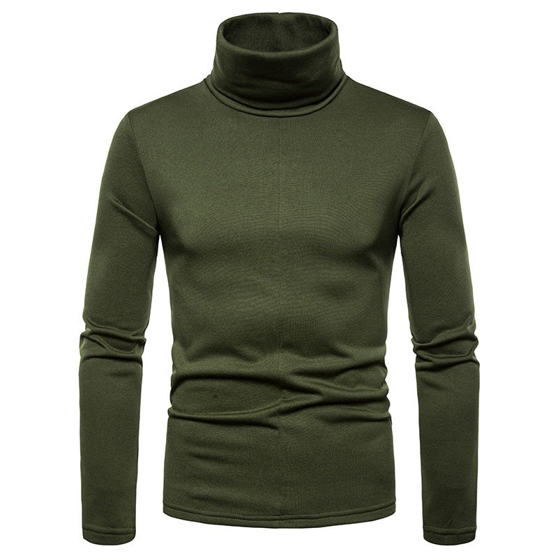 Herren Rollkragenpullover aus weichem Strickmaterial Heidi-Mode