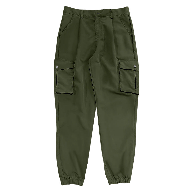 Herren Cargo-Hose mit  elastischem Bund und praktischen Taschen Heidi-Mode
