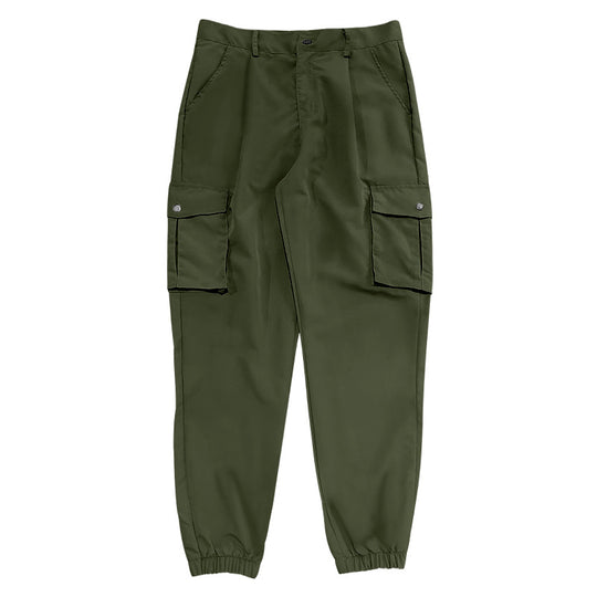 Herren Cargo-Hose mit  elastischem Bund und praktischen Taschen Heidi-Mode