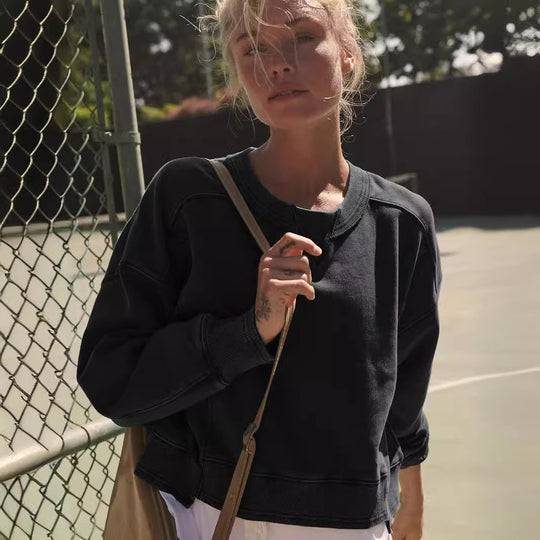 Damen Oversized Sweatshirt Heidi-Mode