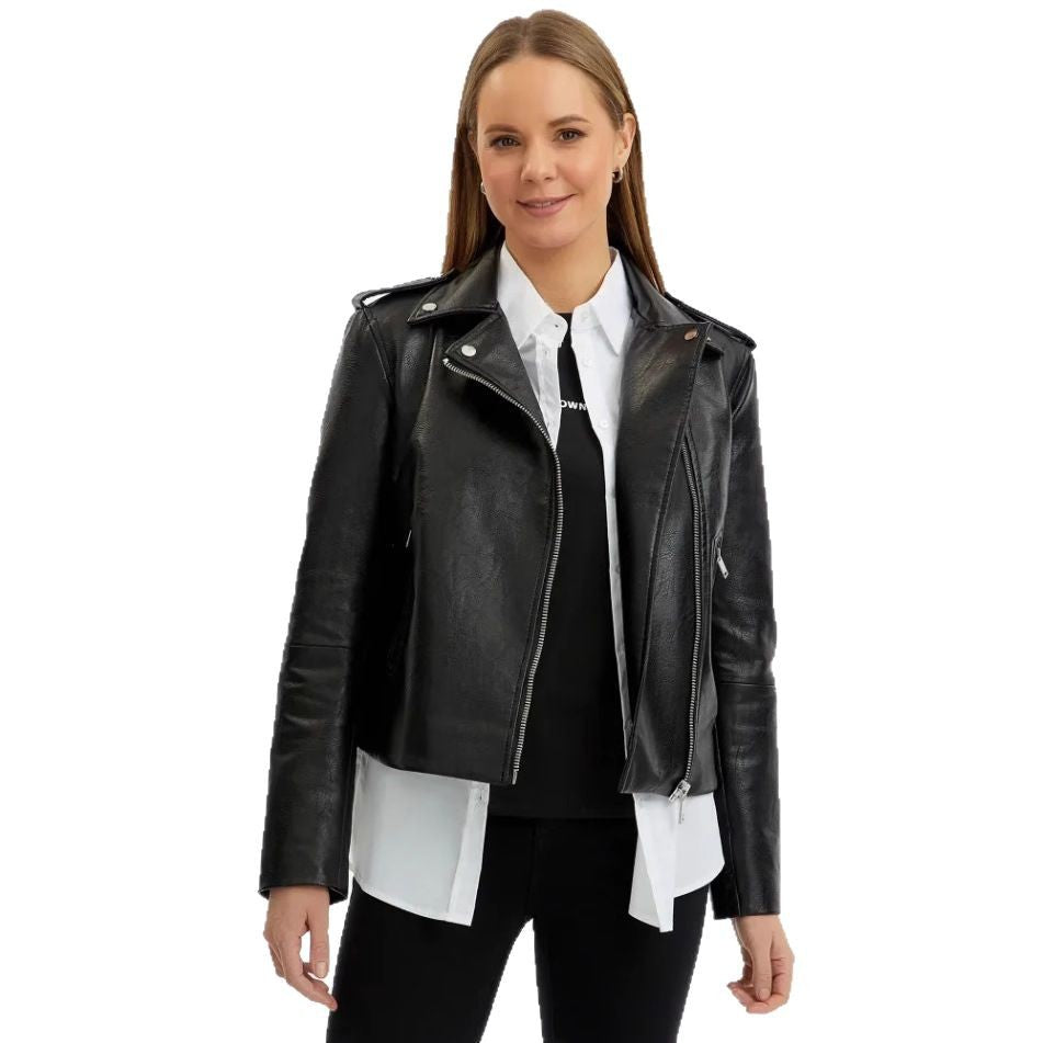 Damen Bikerjacke Heidi-Mode