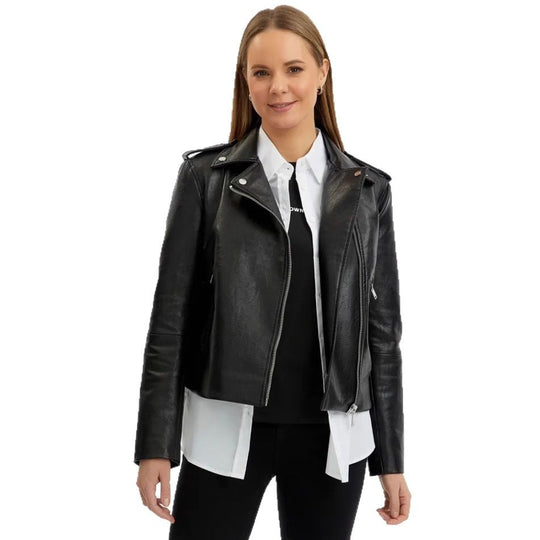 Damen Bikerjacke Heidi-Mode