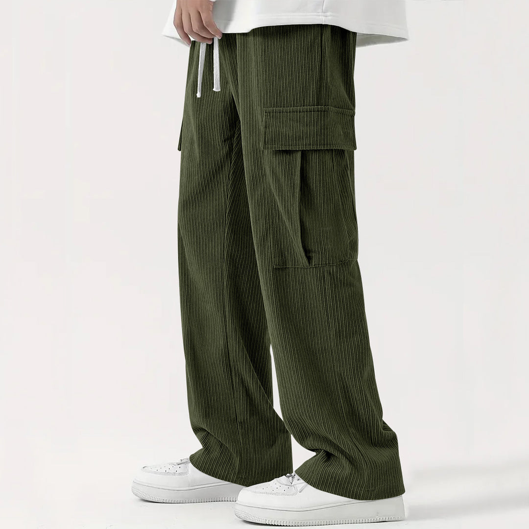 Herren Kord Cargo-Hose Heidi-Mode