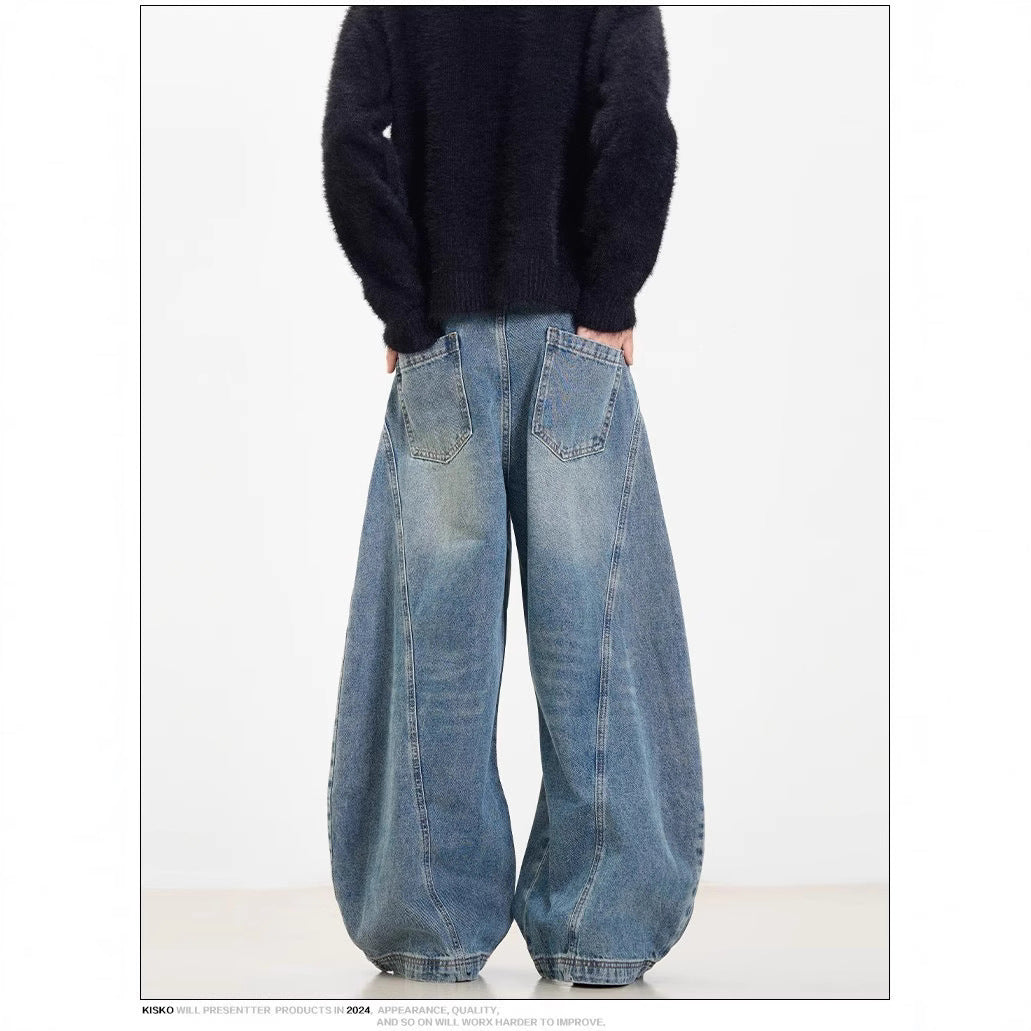 Damen Weit geschnittene Jeanshose Heidi-Mode