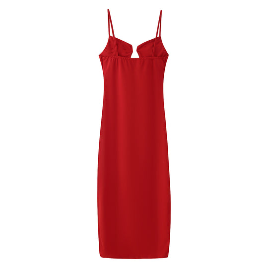 Damen Maxikleid mit floralen Applikationen und elegantem Schnitt Heidi-Mode