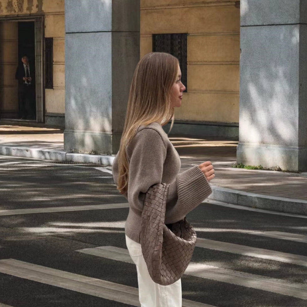 Damen Strickjacke mit eleganten Details und lässigem Schnitt Heidi-Mode