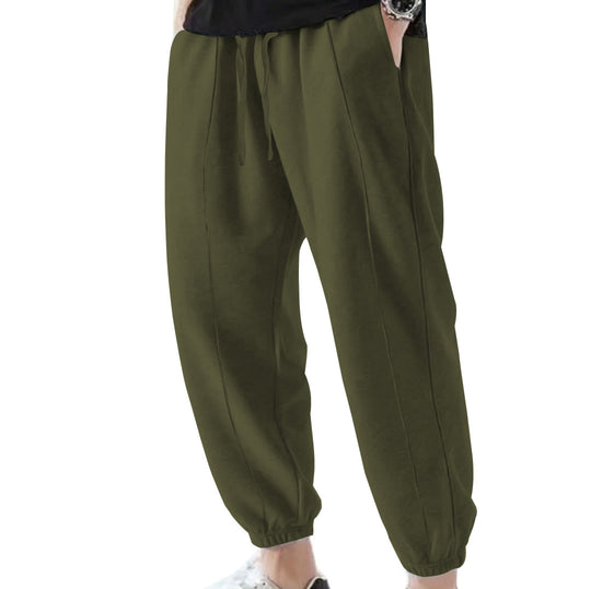 Herren Jogginghose aus atmungsaktivem Material mit verstellbarem Bund Heidi-Mode