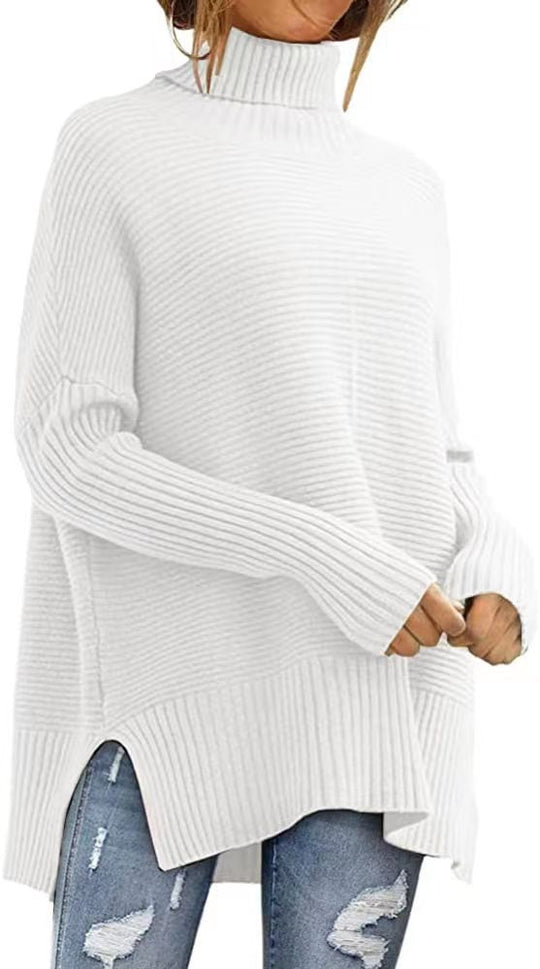 Damen Kuscheliger Rollkragenpullover Heidi-Mode