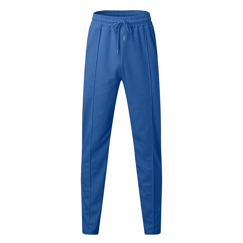 Damen bequeme Stretch-Jogginghose mit hohem Bund und Kordelzug Heidi-Mode
